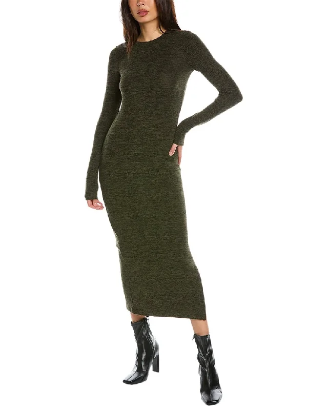 Midi dress with funky flair-French Connection Sweeter Sweater Midi Dress