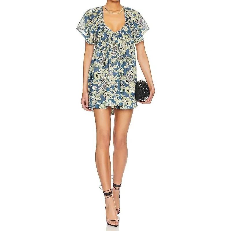 Wrap mini dress-Free People - Kauai Getaway Printed Mini Dress