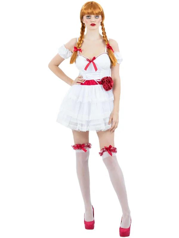 Embroidered mini dress-Annabelle Mini Dress Costume