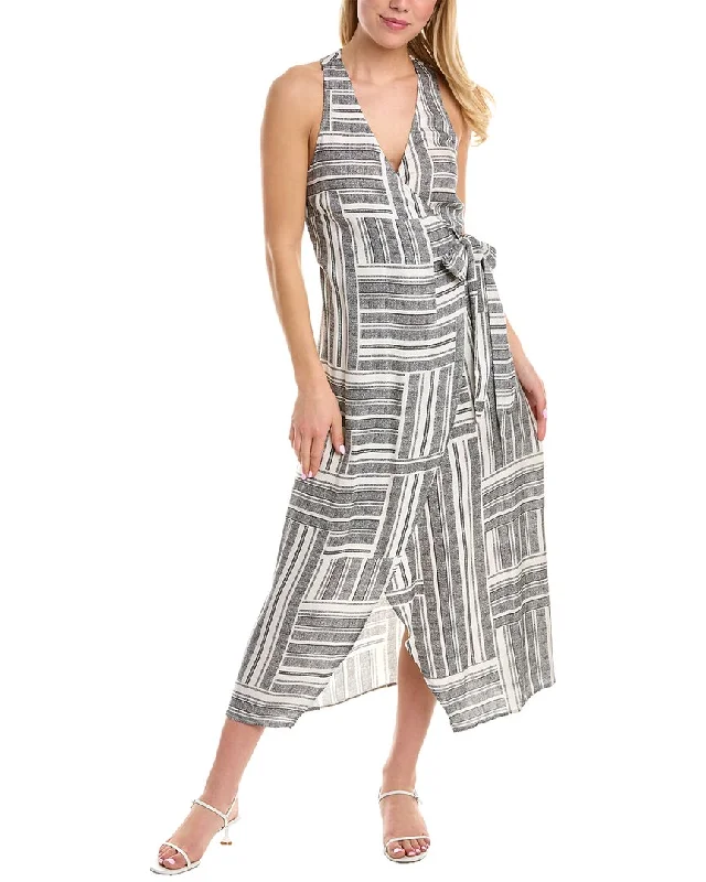 Midi dress with drawstring waist-Lovestitch Wrap Midi Dress