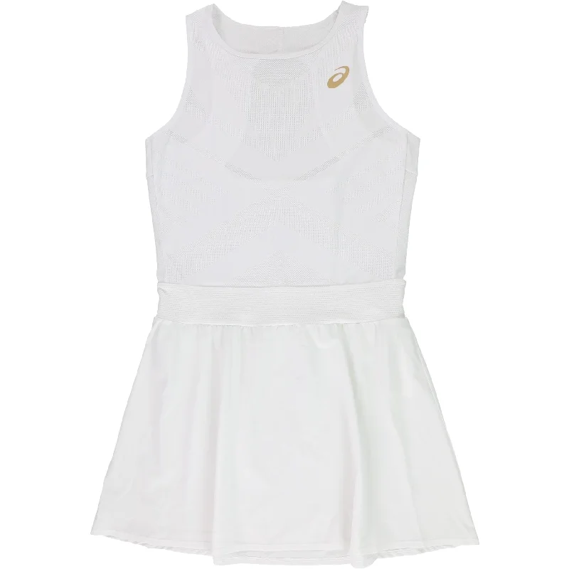 Oversized fit mini dress-ASICS Womens Tennis 2-Piece Mini Dress, White, X-Small