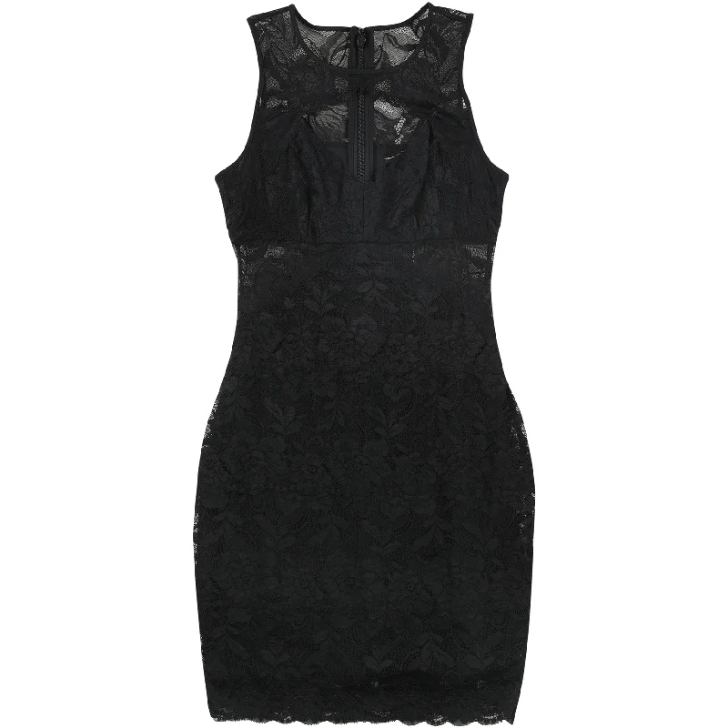 Tiered layer mini dress-Guess Womens Silvana Lace Bodycon Mini Dress