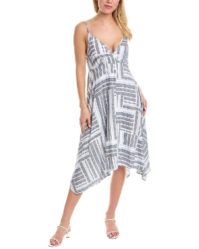 Midi dress with draped bodice-Lovestitch Surplice Midi Dress