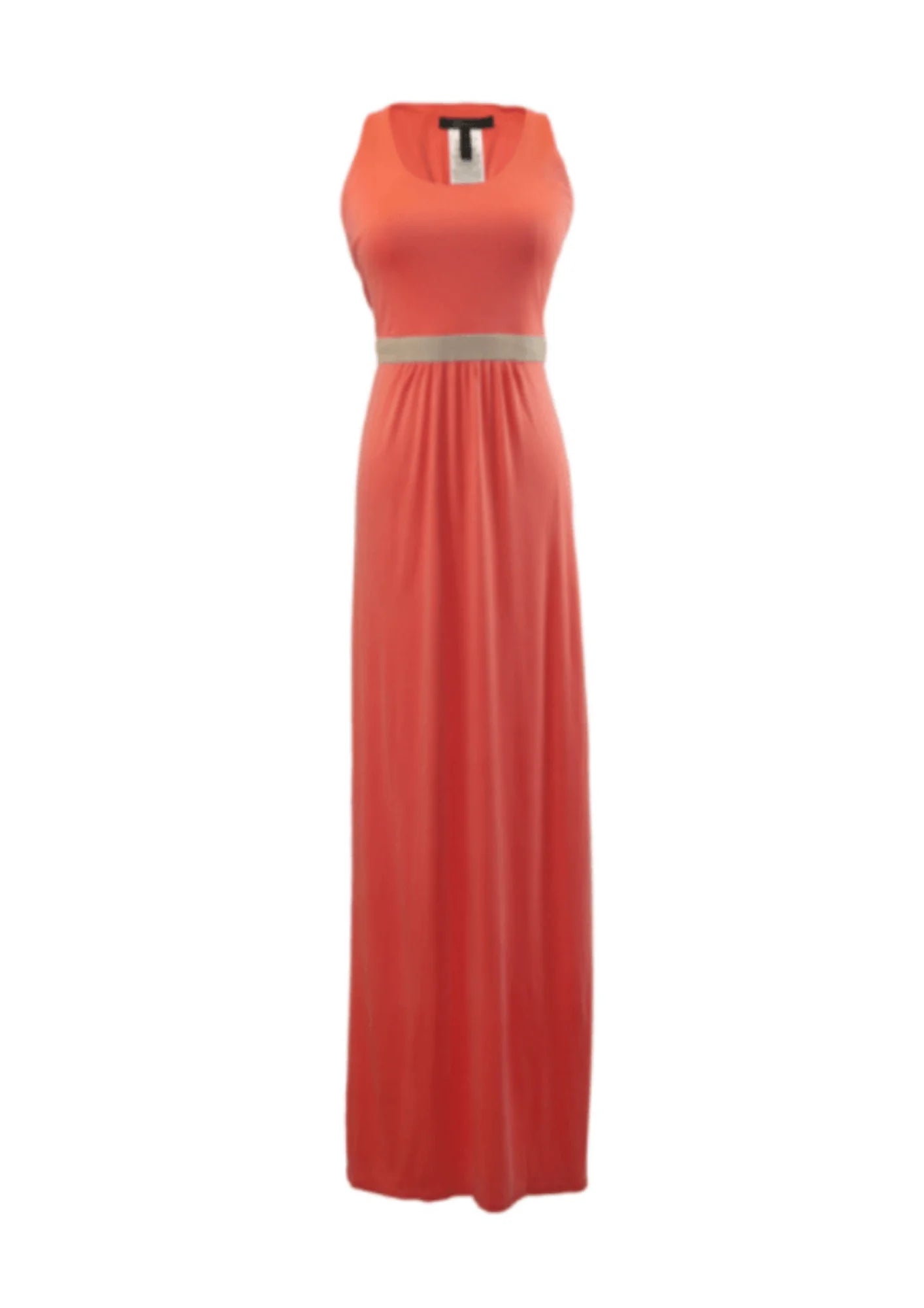 Maxi dress with zigzag pattern-CORAL MAXI DRESS