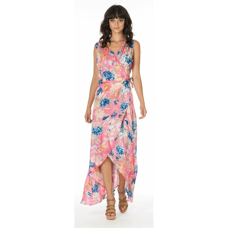 Maxi dress with utility style-Annette Tropical Maxi Dress