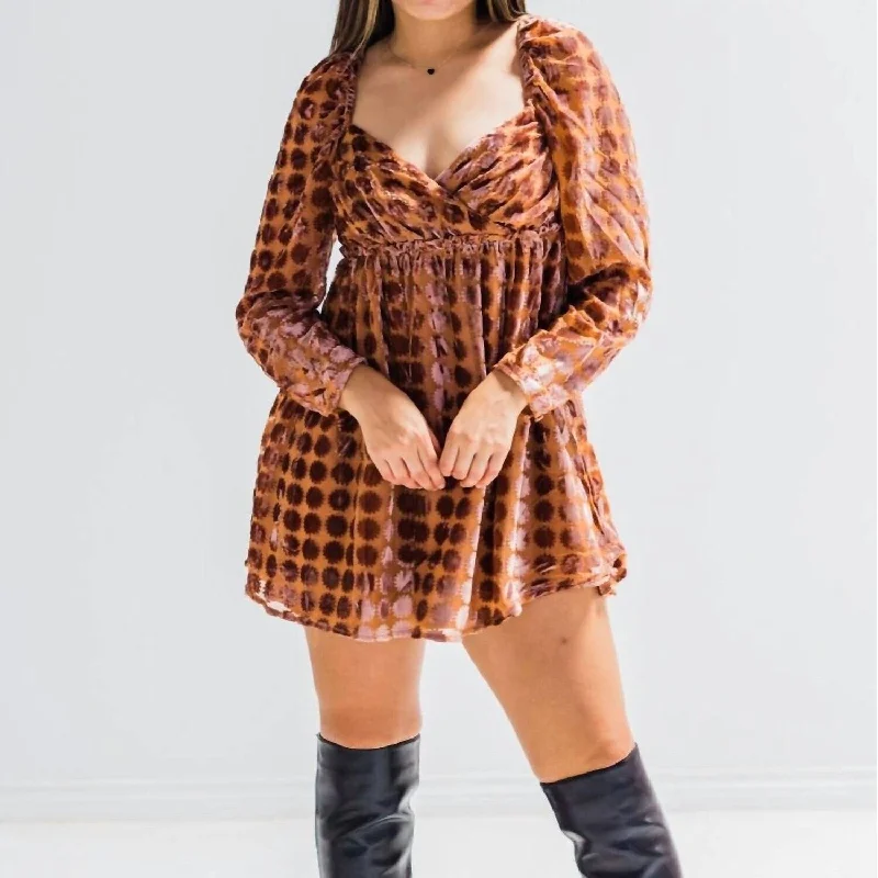 Illusion sleeve mini dress-Buddylove - Fallon Babydoll Mini Dress