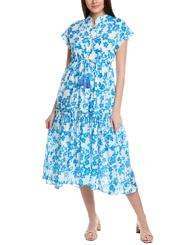 Midi dress with polka dots-Ro’s Garden Juliet Midi Dress