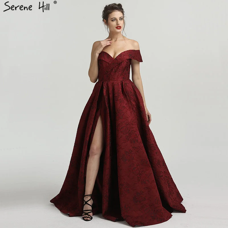 Formal evening dress-Formal Evening Dresses One-Shoulder Evening Gowns LA6485